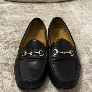 Black bit loafer with gold. Size 13M Cole Haan